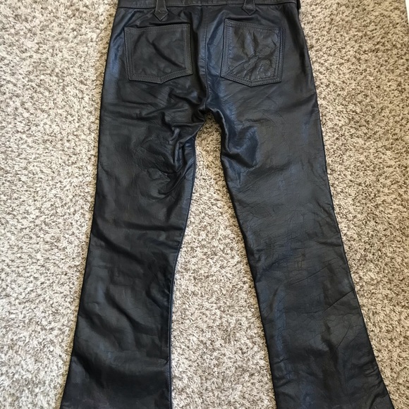 Rare East West Musical Instruments Leather Pants - Picture 6 of 12